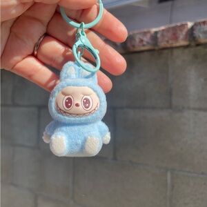 Blue Bunny Keychain for Kids
